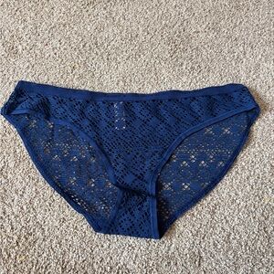 Victoria secret Navy Blue Lace Bikini Panties